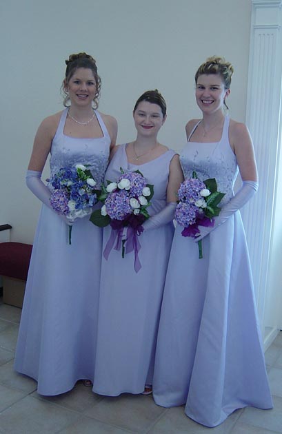 Jamie, Bethany & Me at Jenny's wedding